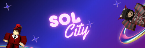 Roblox_SOLCity's tweet card. From powering imaginations, to being powered by Solana! Inspired by GTA RP, SOL City is the Solana Community's playground. Within the next 2 weeks, expect daily updates and game improvements. During...