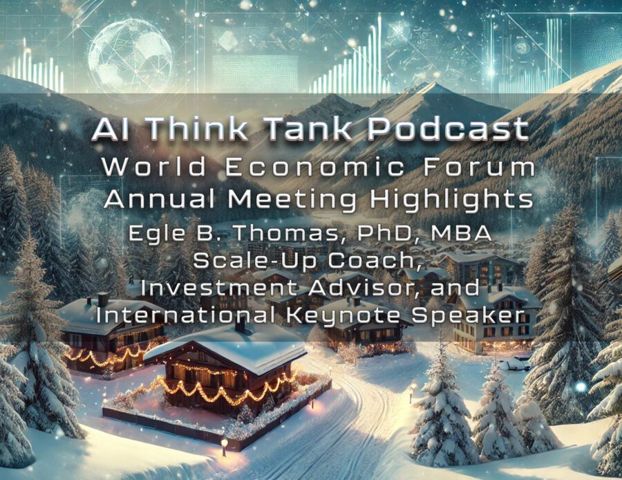 Datasciencectrl's tweet card. In this episode of the AI Think Tank Podcast, host Dan Wilson sits down with AI strategist and executive coach Egle Thomas to explore the biggest insights from the World Economic Forum Annual Meeting...