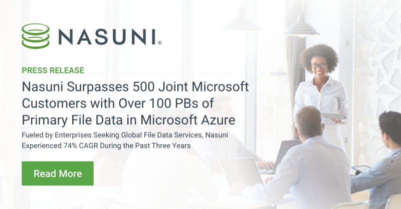 chrisaddis's tweet card. Microsoft and particularly the Azure Cloud is a very strong infrastructure partner for Nasuni's #FileDataServices Platform. #bettertogether #azure #microsoft #cloud #infrastructure