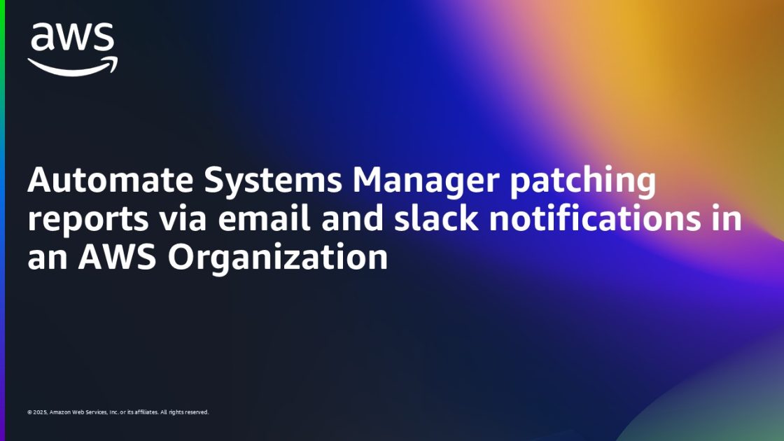 ipolyzos's tweet card. An effective patch management is foremost for maintaining system security, reliability, and compliance across your IT infrastructure. AWS Systems Manager (SSM) provides a comprehensive patching...