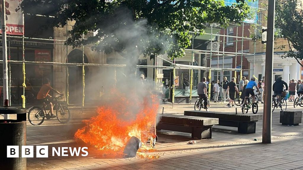 BBCNews's tweet card. Two men and two youths have pleaded guilty following the violence that erupted in Hull on Saturday.