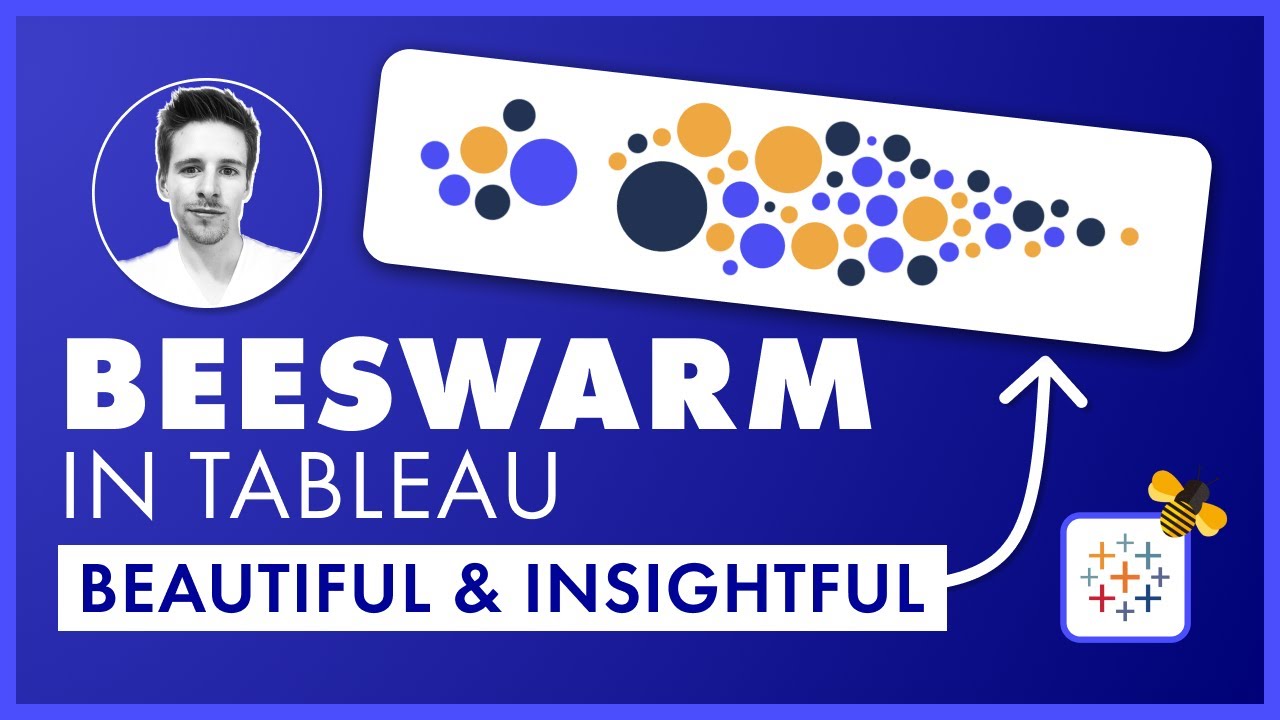 ItsMehras's tweet card. Create beautiful Beeswarms in Tableau