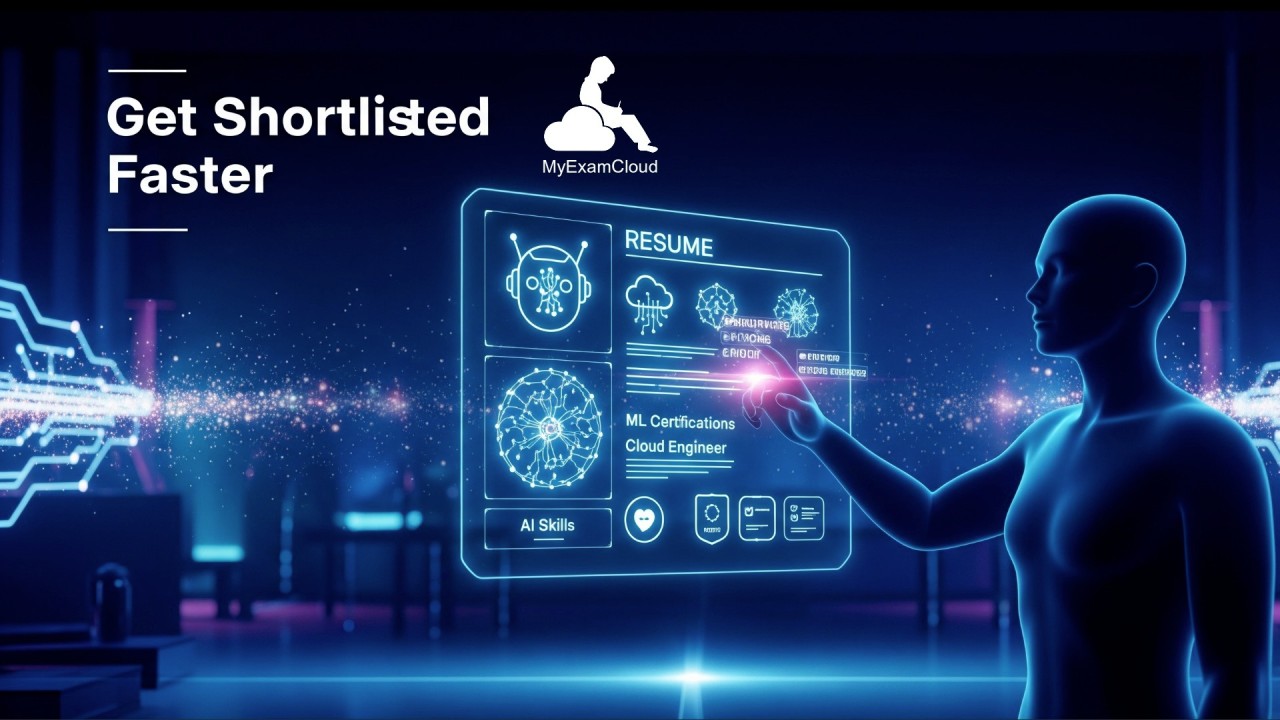 myexamcloud's tweet card. AI is now a major hiring filter. In 2025, resumes that highlight practical AI skills and trusted certifications get shortlisted far more quickly.