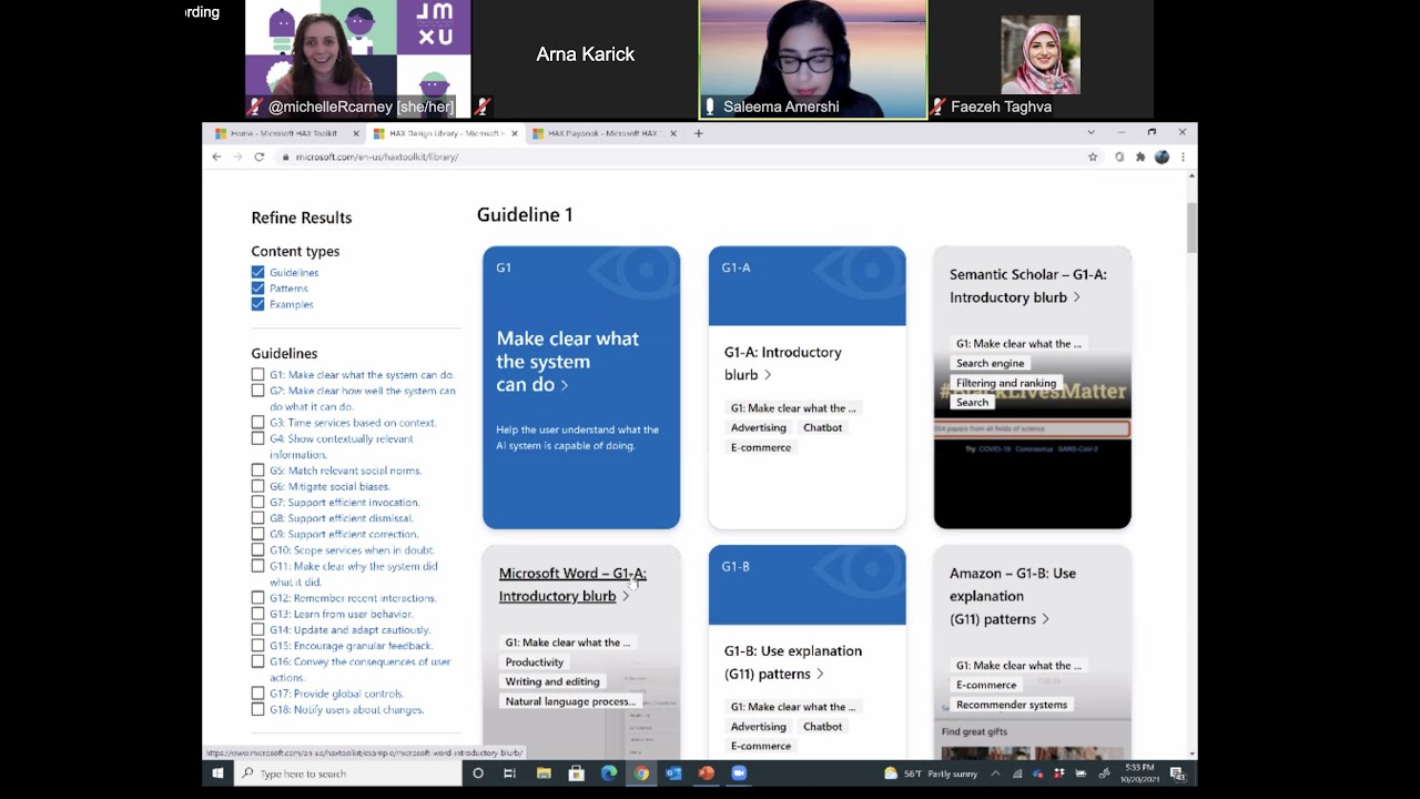 mluxmeetup's tweet card. MLUX Case Study: Microsoft HAX Toolkit with Saleema Amershi