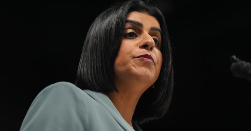 NewStatesman's tweet card. There is a nasty and racialised side to the attacks on the Home Secretary