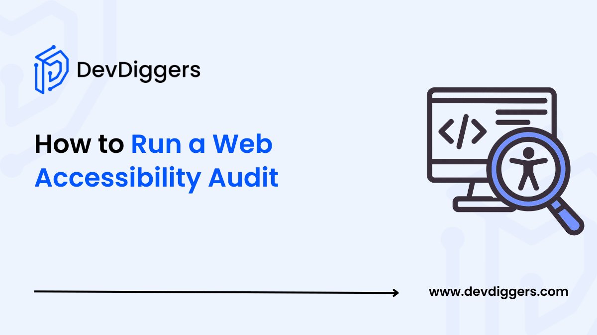 devdiggers's tweet card. Learn how to run a web accessibility audit with 5 simple steps that ensures your website is ADA-compliant, user-friendly, and SEO-optimized.