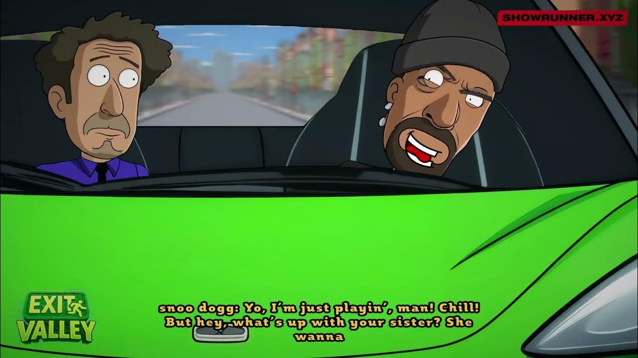 BackooWorldAI's tweet card. borat and snoop dog talking about his family