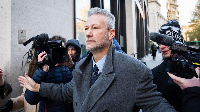 SkyNews's tweet card. The former leader of Reform in Wales, Nathan Gill, has been jailed for 10-and-a-half years after being paid £40,000 to make pro-Russian statements in the European Parliament.