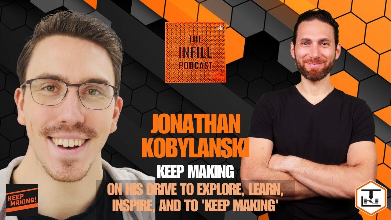 KeepMakingOn's tweet card. Ep. 35: Jonathan Kobylanski on Earning a Living w/ Your 3D Printed...