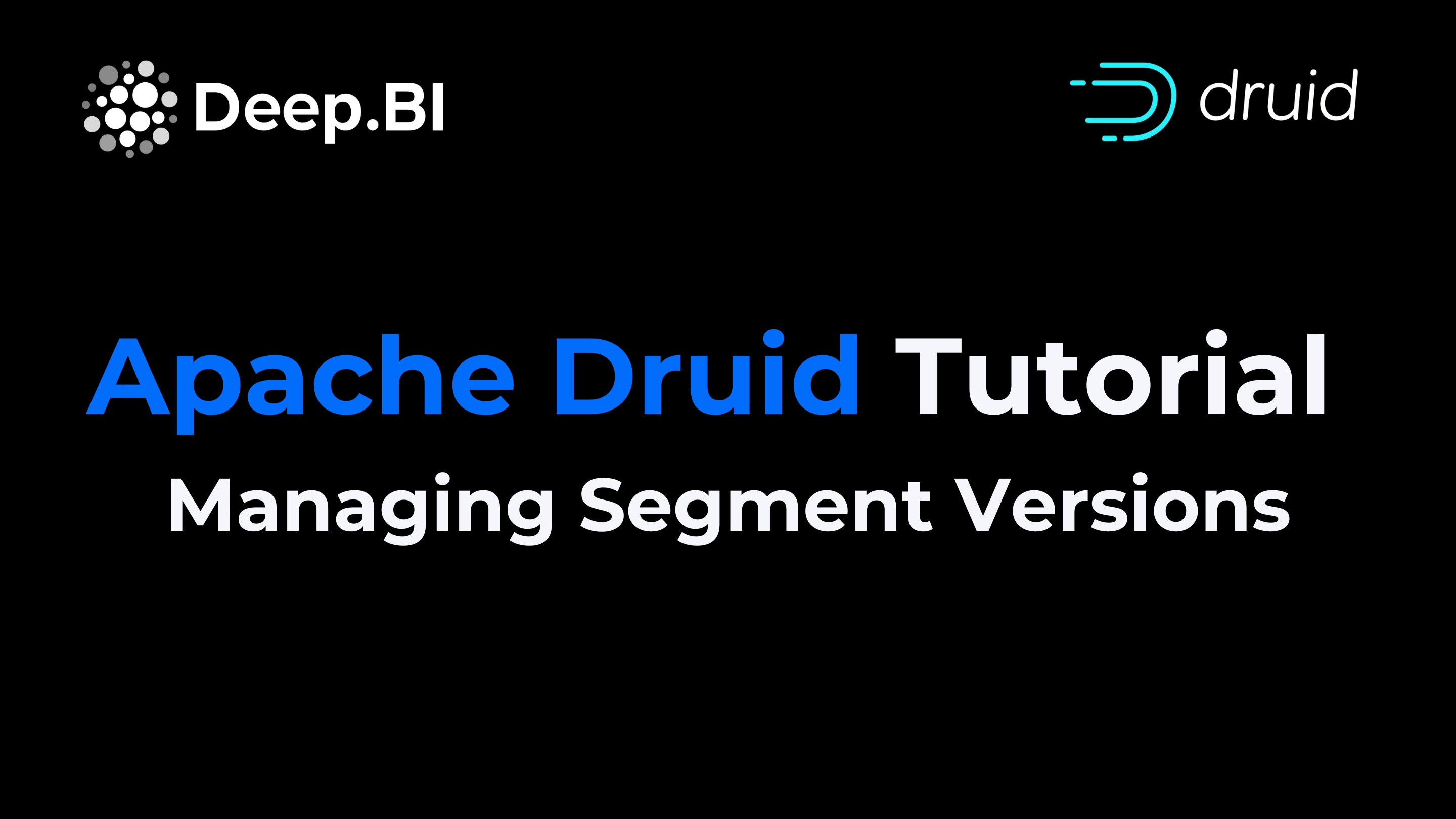 _DeepBI's tweet card. Learn how to manage and restore segment versions in Apache Druid to recover from ingestion errors without losing data. This step-by-step guide explains Druid’s segment versioning model, shows how to...