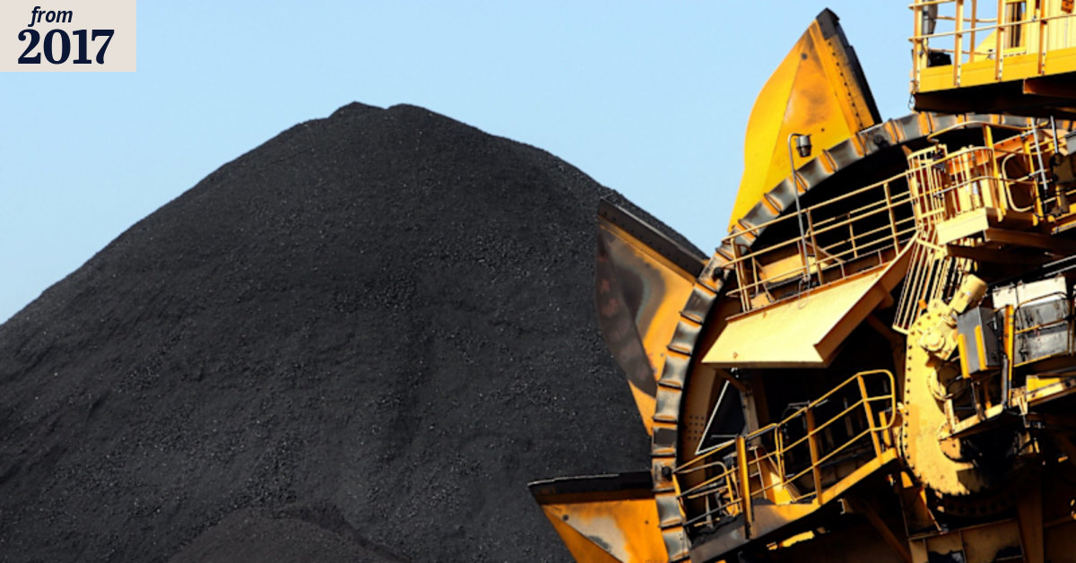 MiningLink's tweet card. Mine rehabilitation plans for the proposed giant Carmichael coal mine in Queensland fall far short of best practice and will expose the environment and taxpayers to huge risks, according to anti-mine...