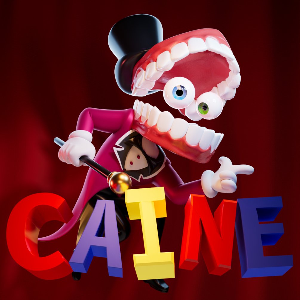 managementguru1's tweet card. Introducing.. CAINE! A 3D MODEL! Comes with rig! (The Amazing Digital Circus) Hello! I offer you.. CAINE from the Amazing Digital Circus!It took a while to perfect but I'm really proud of this mode...