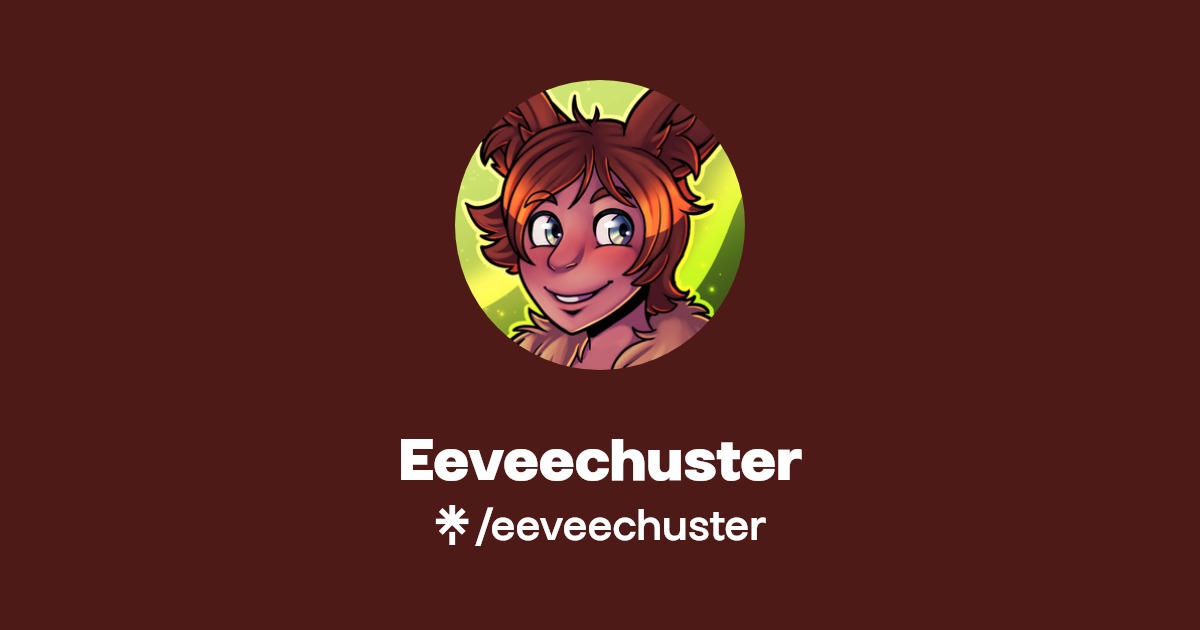 eeveechuster's tweet card. I have things! I guess!