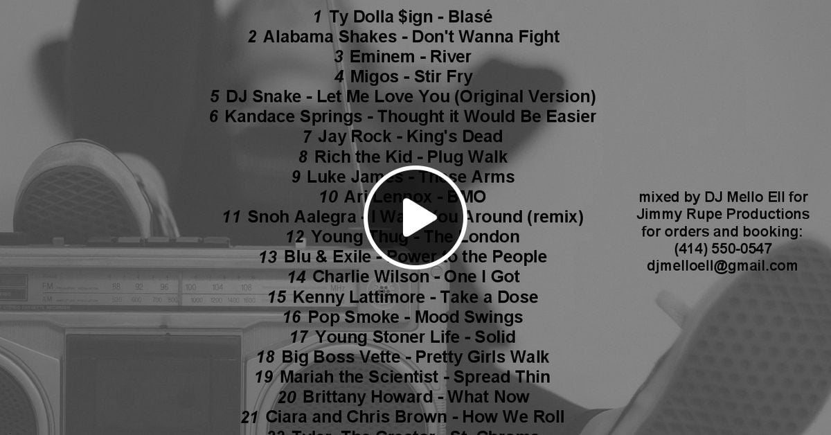 DJMelloEll's tweet card. The final disc of this compilation of radio music over the years. Don't forget to check out discs 1 through 8!