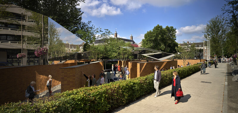 ARCAMupdate's tweet card. Nationaal Holocaust Namenmonument en basisschool De Wereldburger winnaars Amsterdamse Architectuurprijs 2022! Gefeliciteerd!!! “Ondanks de fysiek bescheiden omvang reikt de impact van het National...