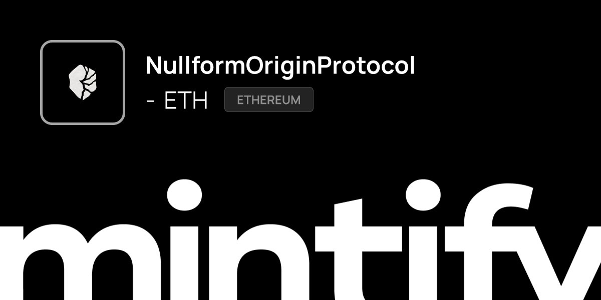 nullformxyz's tweet card. ...