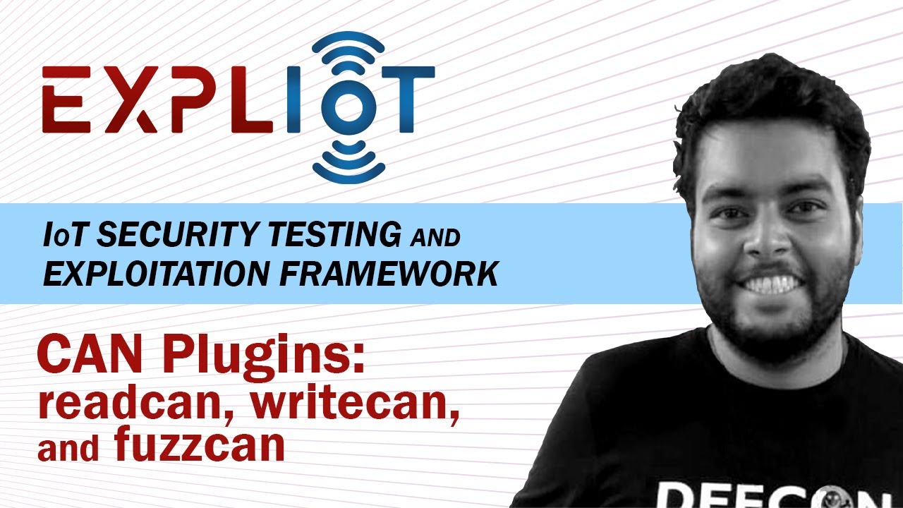 expliot_io's tweet card. CAN Plugins: readcan, writecan, and fuzzcan | EXPLIoT: IoT Security...