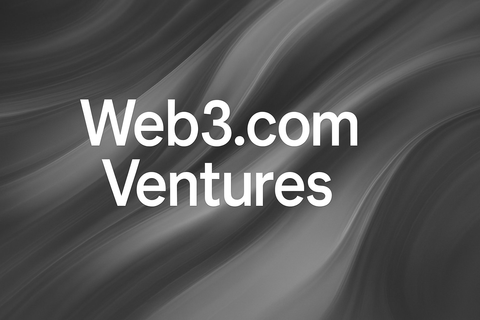 Web3com_VC's tweet card. Web3.com Ventures | Real support, from those who’ve built before — backing bold founders with capital, experience, and conviction at every stage.