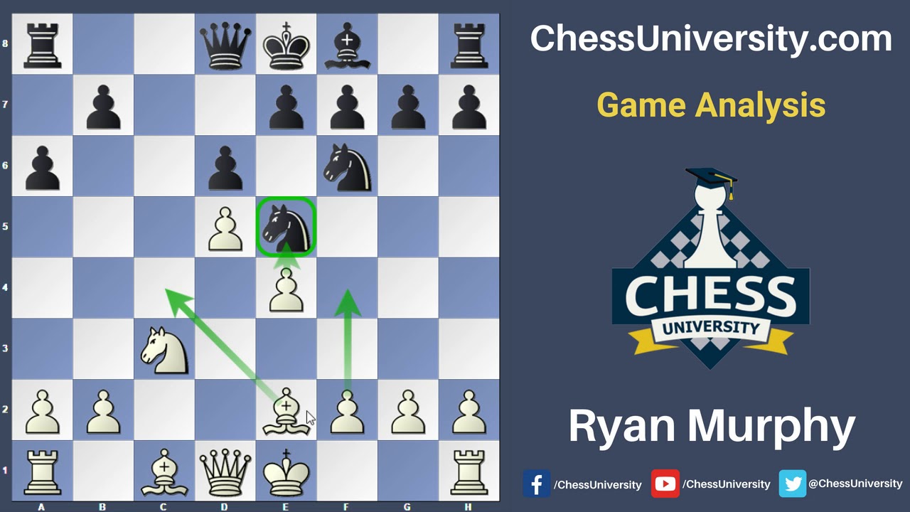 ChessUniversity's tweet card. Meet the Instructors! Game Analysis with Ryan Murphy