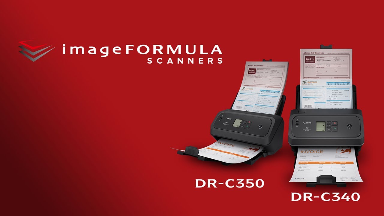 jamesthom101's tweet card. Canon imageFORMULA DR-C350 & DR-C340 Office Document Scanners