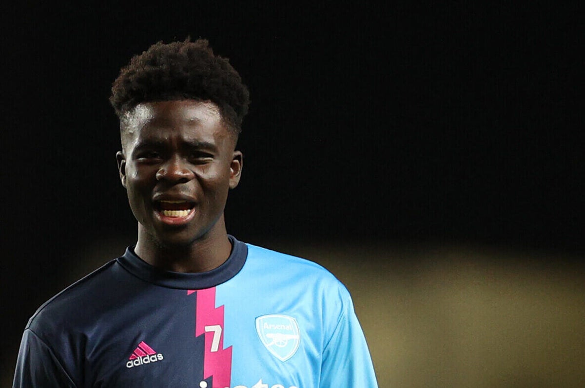 TheAthleticFC's tweet card. Arsenal manager Mikel Arteta has eased fears of a serious injury sustained by Bukayo Saka during their 3-0 FA Cup third-round win over Oxford United. Saka, 21, appeared to have discomfort in his...