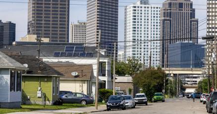 GNOHA's tweet card. New York City and a Miami suburb are the only cities where buying a house is a larger burden.