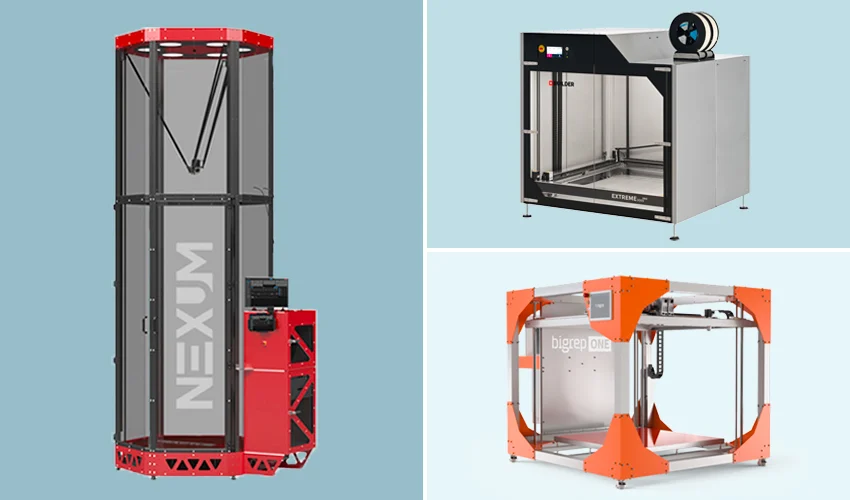 3Dnatives_FR's tweet card. Imprimante 3D professionnelle grand format : retrouvez des machines FDM professionnelles qui proposent un volume d'impression très généreux