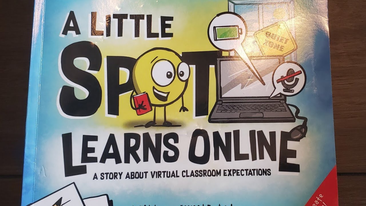 learnelementary's tweet card. A Little Spot Learns Online- A Story About Virtual Classroom Expect...