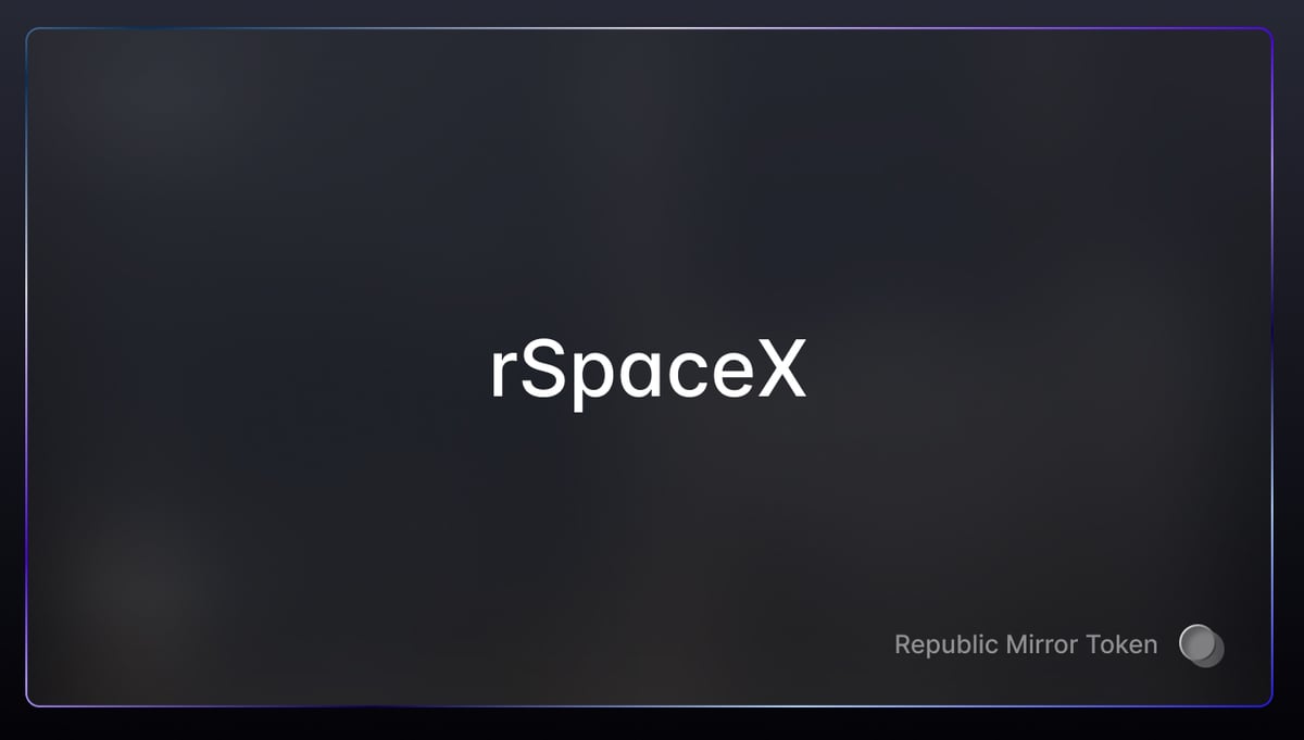 inner_concerns's tweet card. Invest in rSpaceX — a Mirror Token reflecting performance of the world satellite and launch leader