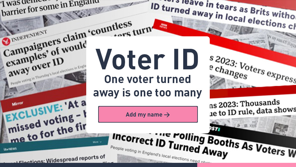 electoralreform's tweet card. It only takes 30 seconds.