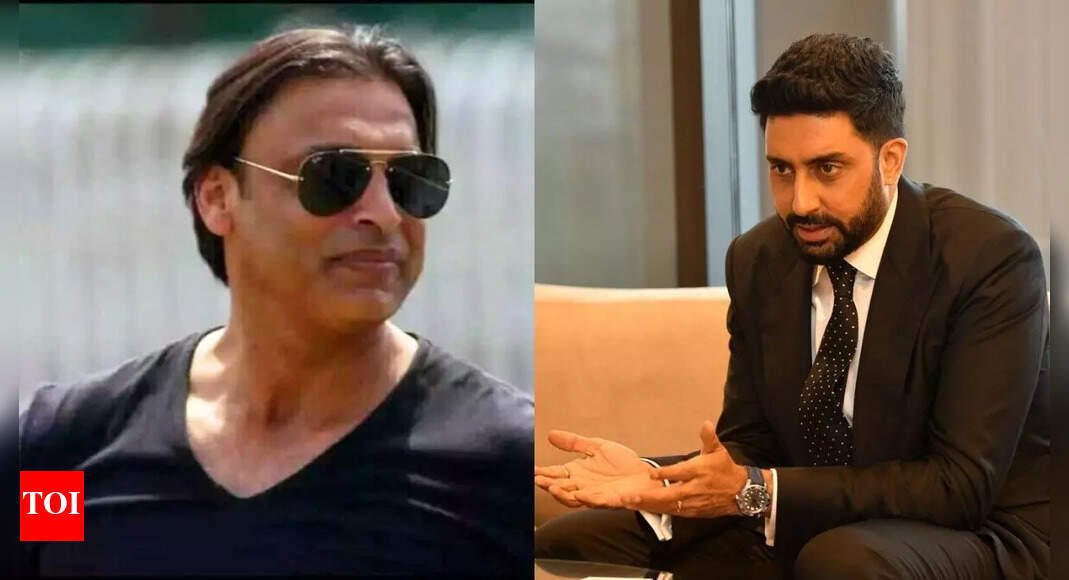 toisports's tweet card. Cricket News: During a cricket talk show, Shoaib Akhtar's humorous slip of the tongue, mistaking cricketer Abhishek Sharma for Bollywood actor Abhishek Bachchan, we