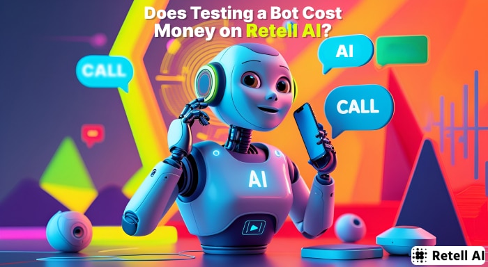 OutrightStore's tweet card. Today, we will talk about the most frequently asked question. Does testing a bot cost money on Retell AI or not? Artificial intelligence is evolving, and