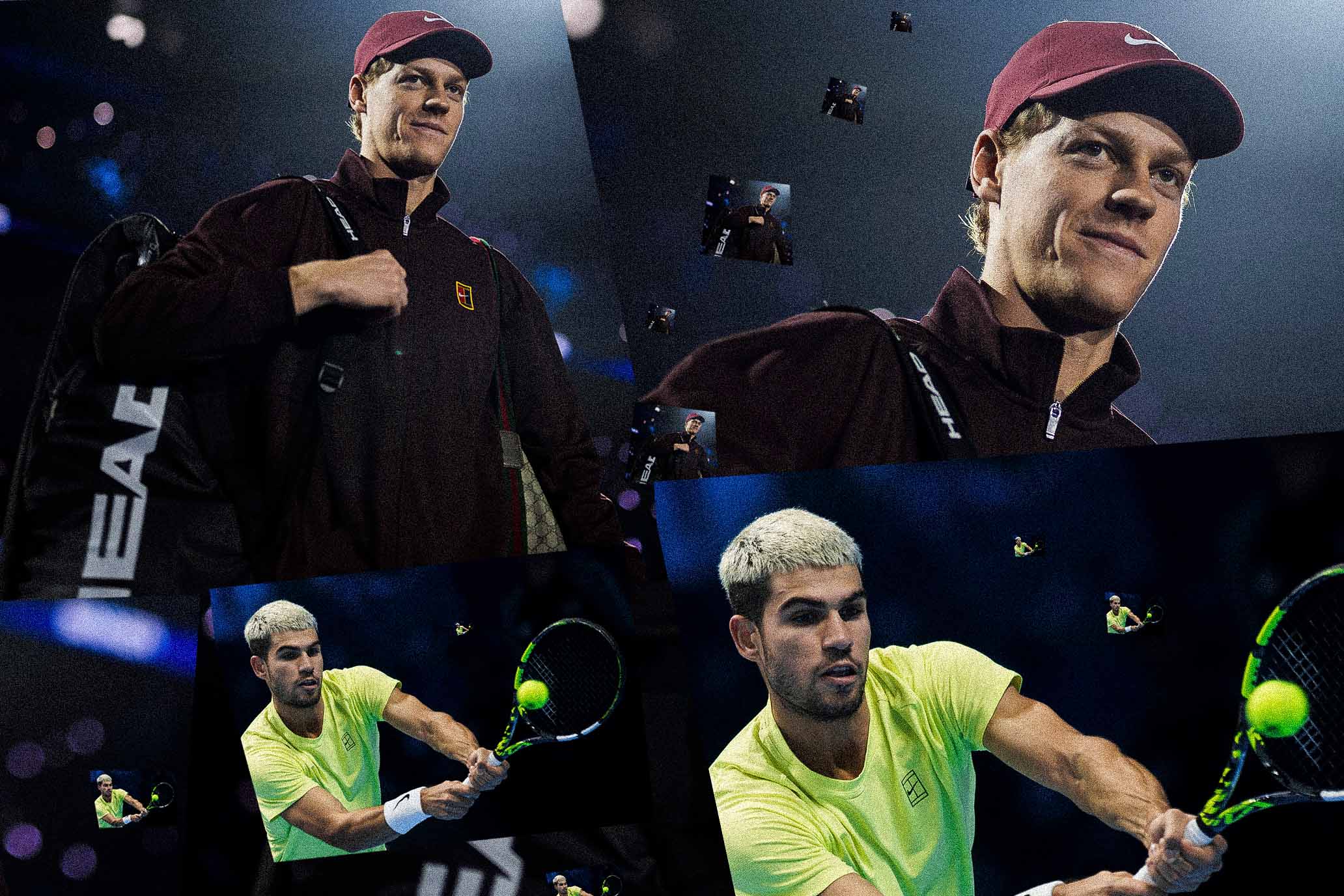 the2ndserve's tweet card. Carlos Alcaraz and Jannik Sinner are adding to their arsenals.