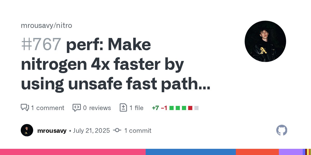 mrousavy's tweet card. Makes nitrogen 4x faster (shaves off 3.8 seconds on nitrogen) by using a faster path.join implementation. Before 🎉 Generated 5/5 HybridObjects in 4.0s! After 🎉 Generated 5/5 HybridObjects in 1.1s!