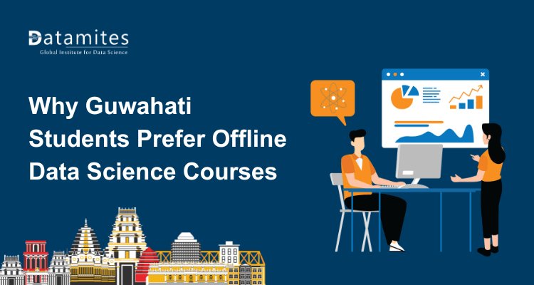 DataMites's tweet card. Guwahati students are opting for offline data science courses to gain practical skills and real-world experience. These programs also offer direct mentorship and better networking opportunities.
