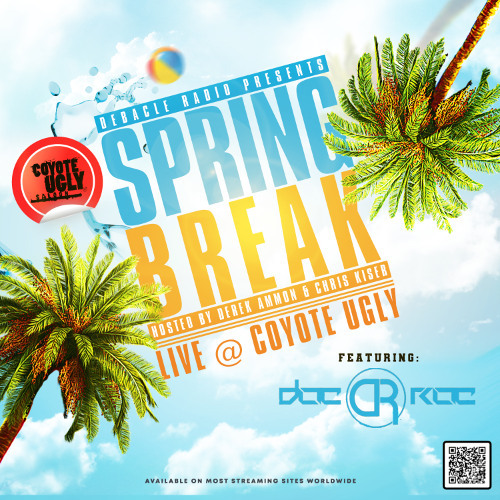 Doc_Roc's tweet card. DJ DOC ROC Live from Spring Break 2025 at Coyote Ugly