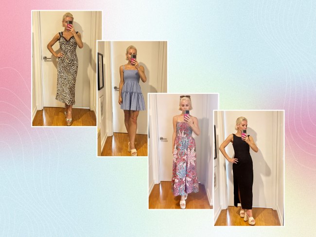 thisisflowspace's tweet card. Fashion writer Micaela English tried on more than 20 summer dresses to find the most flattering, versatile ones for women over 40. Shop her top picks.