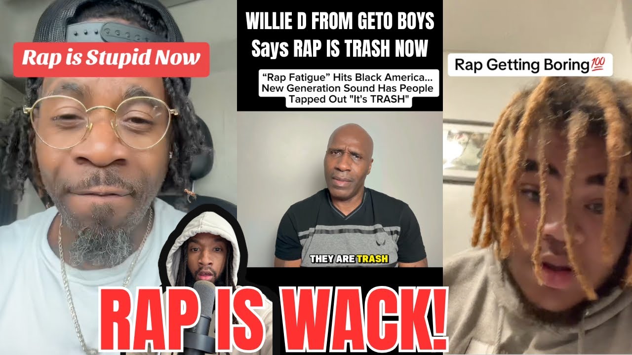 DamFoolRep's tweet card. RAP FATIGUE: People Are DONE With Rap Music In 2025 "ITS TRASH"