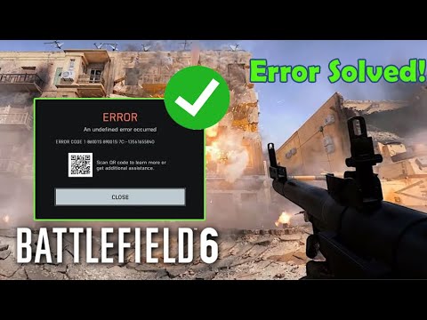 recoverandroid1's tweet card. 5 Solutions to Solve Battlefield 6 "An Undefined Error Occurred" I...