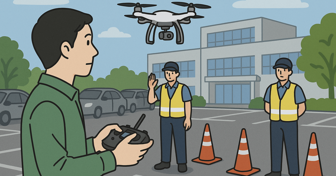 dronepilotwords's tweet card. この記事のねらい： 私有地でも管理が実効的に及ばなければ第三者上空に該当する、という線引きを定着させます。 対象： 施設管理者、商業施設・駐車場・私有道路での運用。 結論： 「所有」ではなく「管理の実効性」で判定。排除・誘導・監視が揃わない限り、第三者上空の該当リスクは消えません。 　「私有地だから大丈夫」という誤解は根強く、トラブルの温床になります。判定の軸はいつでも管理の実効性です。管理...