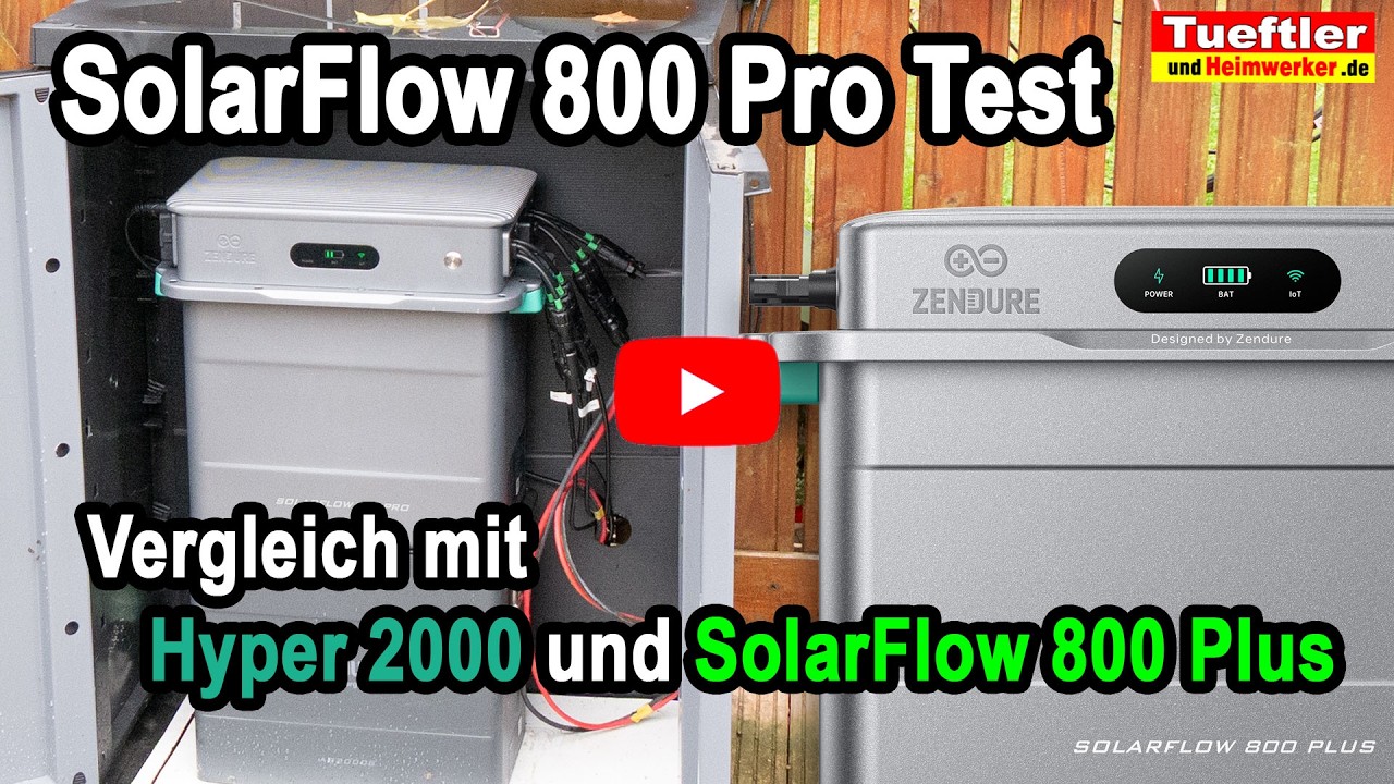 TechTueftler's tweet card. SolarFlow 800 Plus,SolarFlow 800 Pro, Hyper 2000 mit HEMS kombinier...