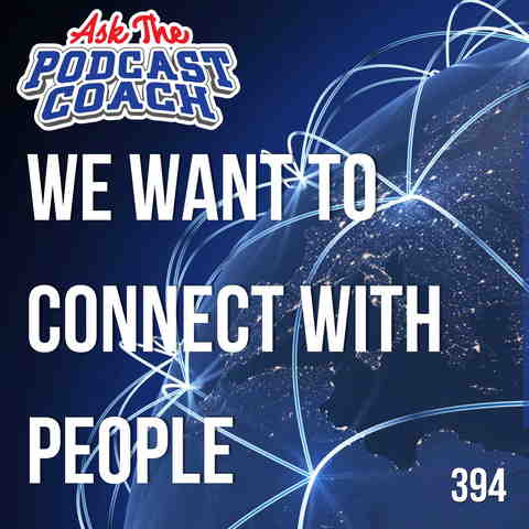 learntopodcast's tweet card. We Want to Connect with People