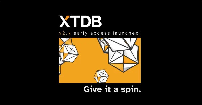 xtdb_com's tweet card. XTDB 2.x (pre-alpha) Early Access is now available