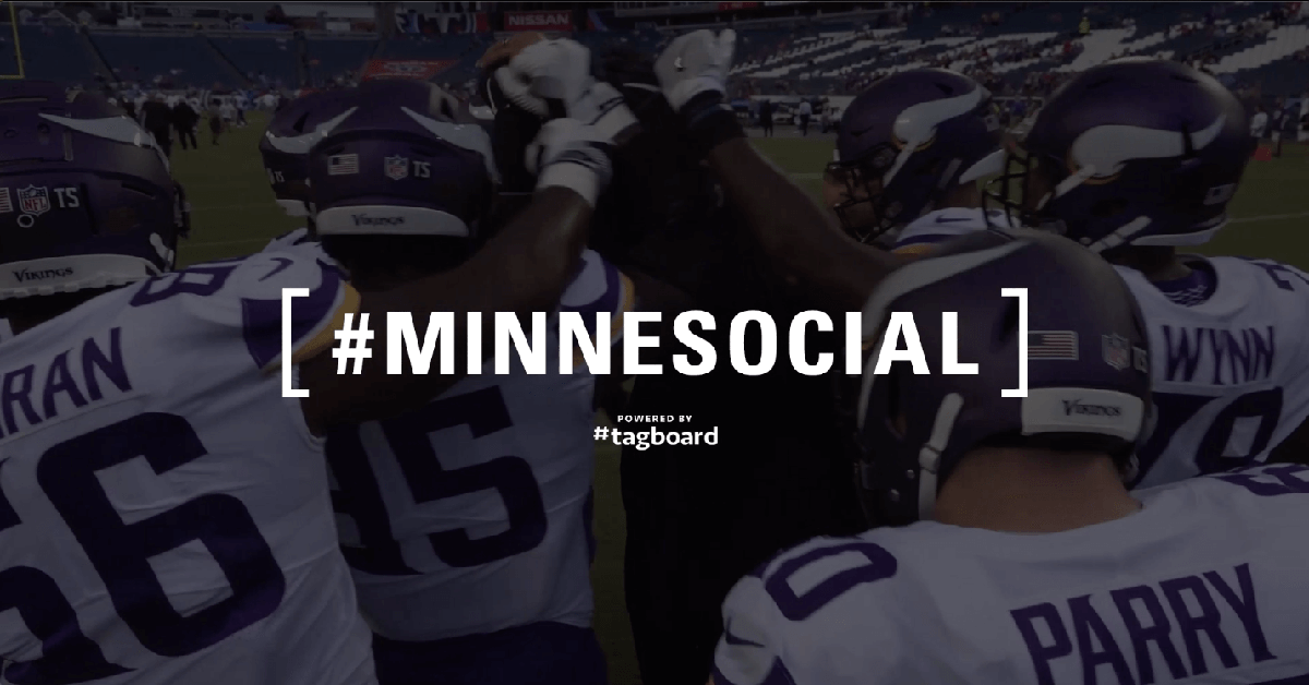 tagboard's tweet card. How the Vikings completely transformed their broadcast into a socially-driven interactive experience with Tagboard, and it sure paid off.