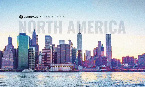 TalkCMO's tweet card. Verndale Acquires Fishtank to Create North America's Leading SitecoreAI Experience Practice