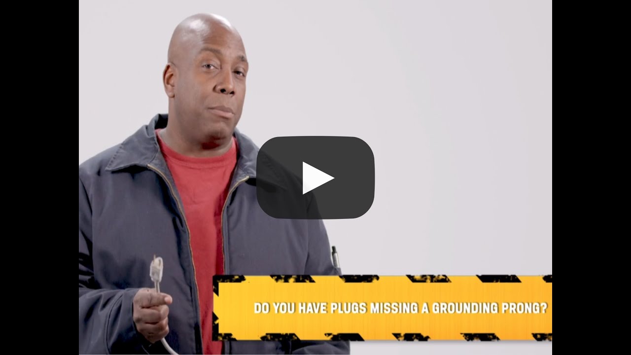 SouthCentralPow's tweet card. Missing Grounding Prong