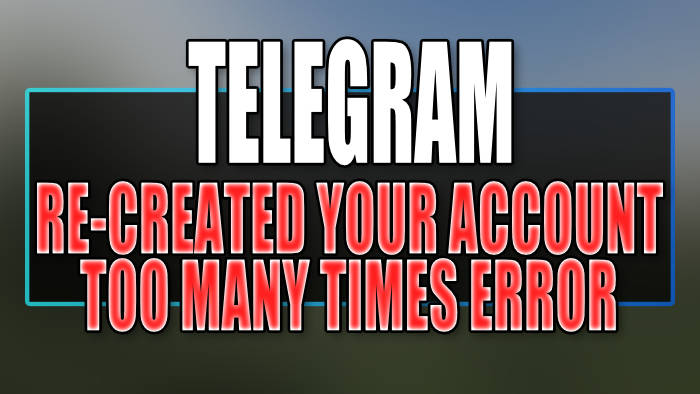 ComputerSlug's tweet card. Telegram You have deleted and re-created your account too many times (FIXED) - ComputerSluggish
