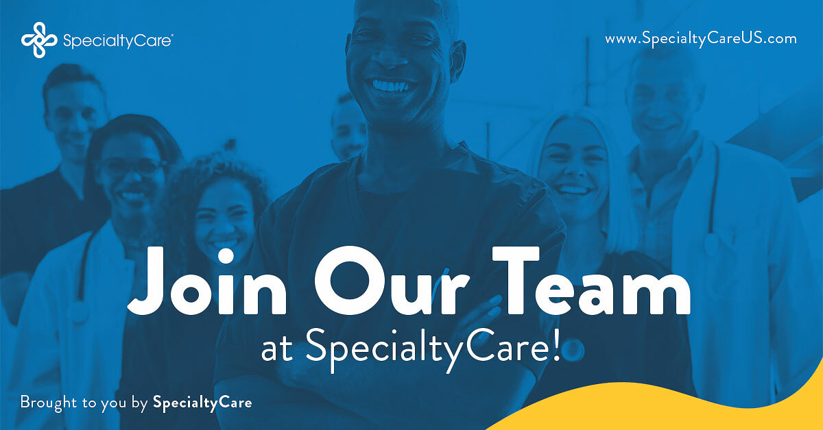 SpecialtyCareUS's tweet card. Passionate, driven people dedicated to making a difference in healthcare. SpecialtyCare sterile processing teams play a vital role in the health and well-being of our patients. By tracking and...