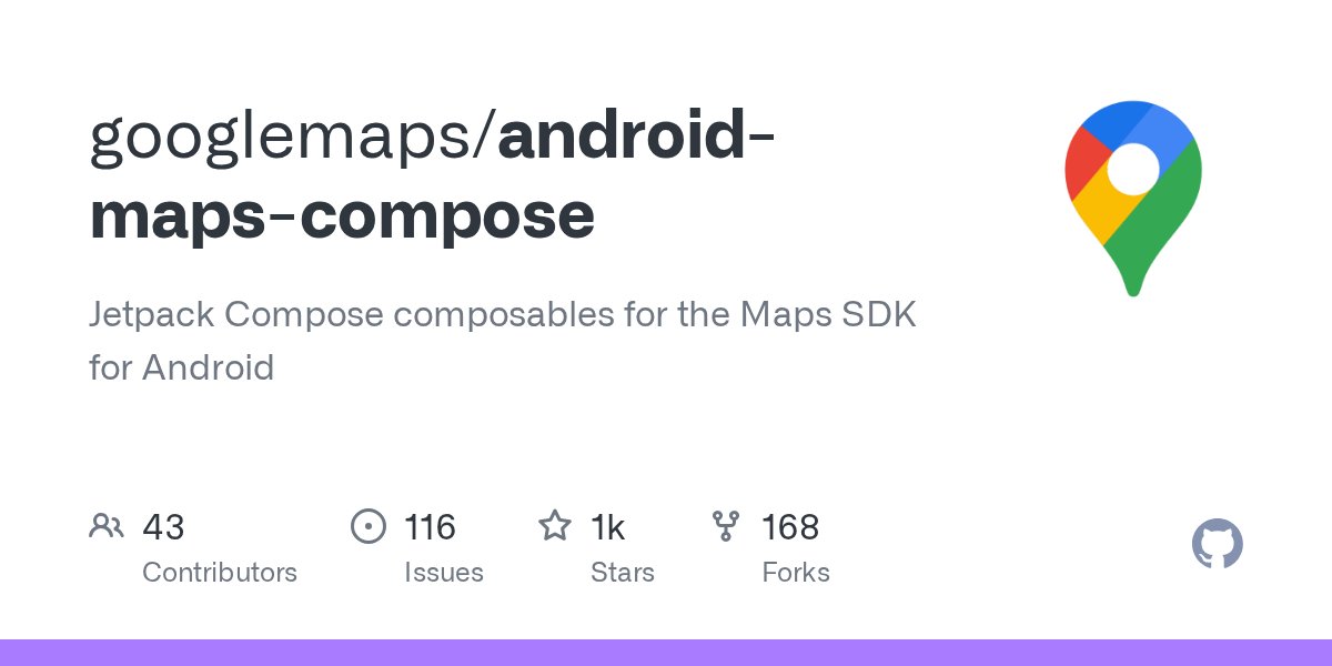 arriolachris's tweet card. Jetpack Compose composables for the Maps SDK for Android - googlemaps/android-maps-compose