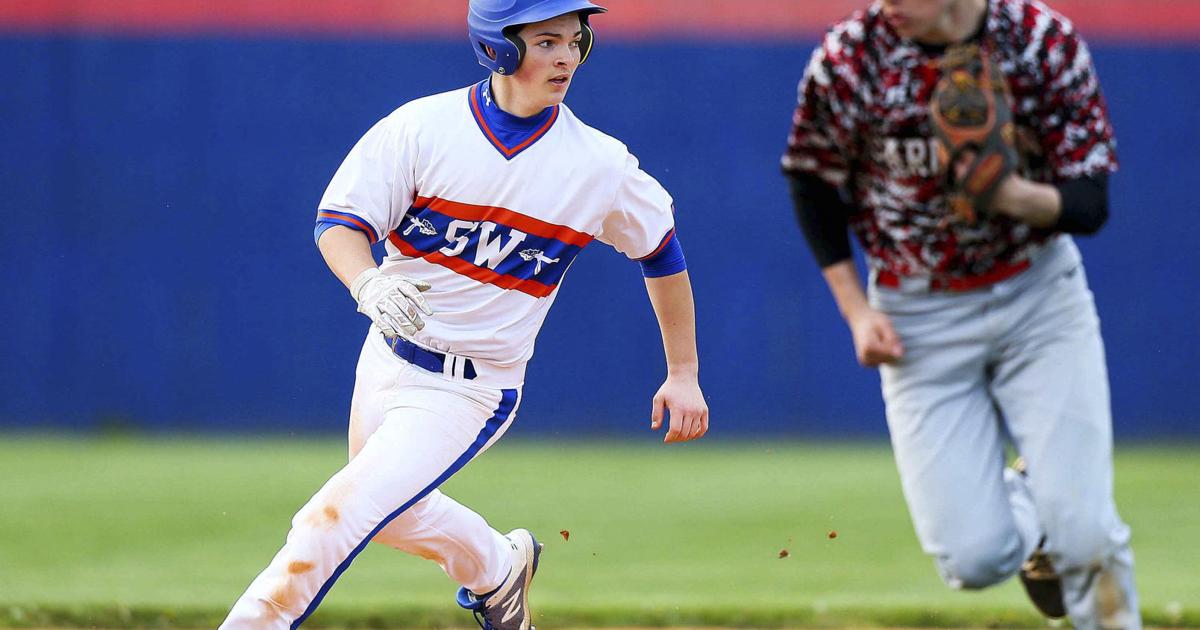CJSomerset's tweet card. Pitchers Jeffrey Madden and Bryce Russell combined to deliver a one-hit shutout for the Southwestern Warriors baseball team on Tuesday, as they mowed down the Wayne County Cardinals 10-0 in